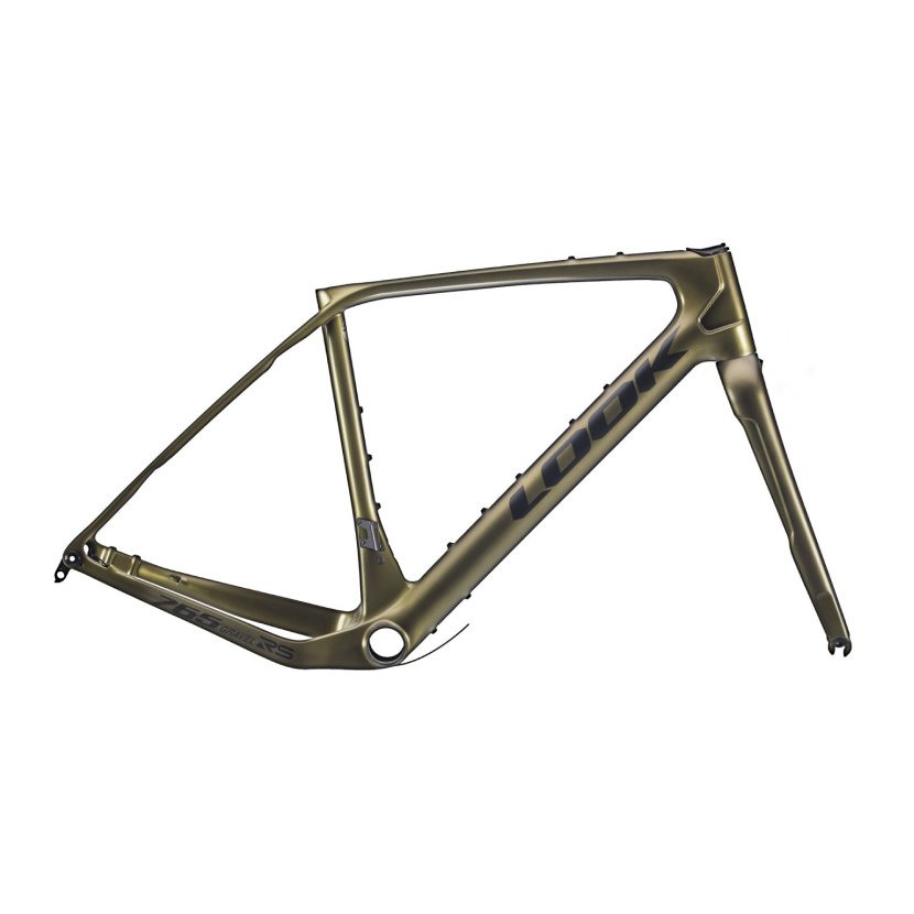 765 Gravel RS Metallic Hope Green Satin Frameset