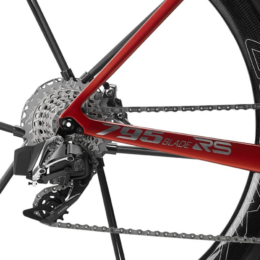 New 795 BLADE RS RED CHROME SATIN - LOOK Cycle